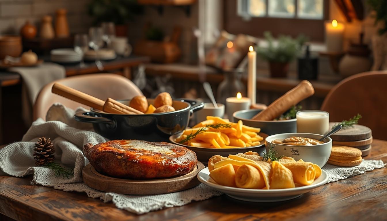 Fresh ingredients for healthy home cooking